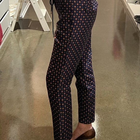 JCrew drawstring foulard trouser pants - Picture 4 of 6